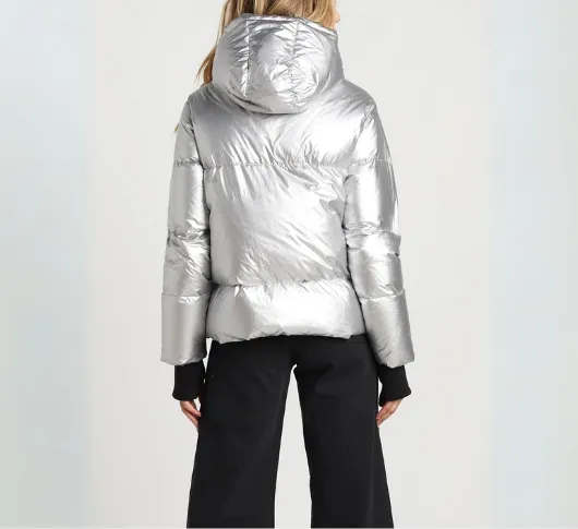 Adroit Atelier - Pacific Short Puffer in Silver