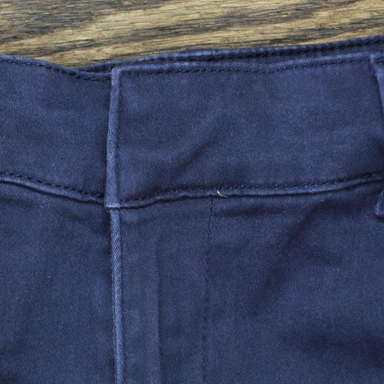 Banana Republic Womens Cropped Chino Pants 1760086 Navy Blue 4