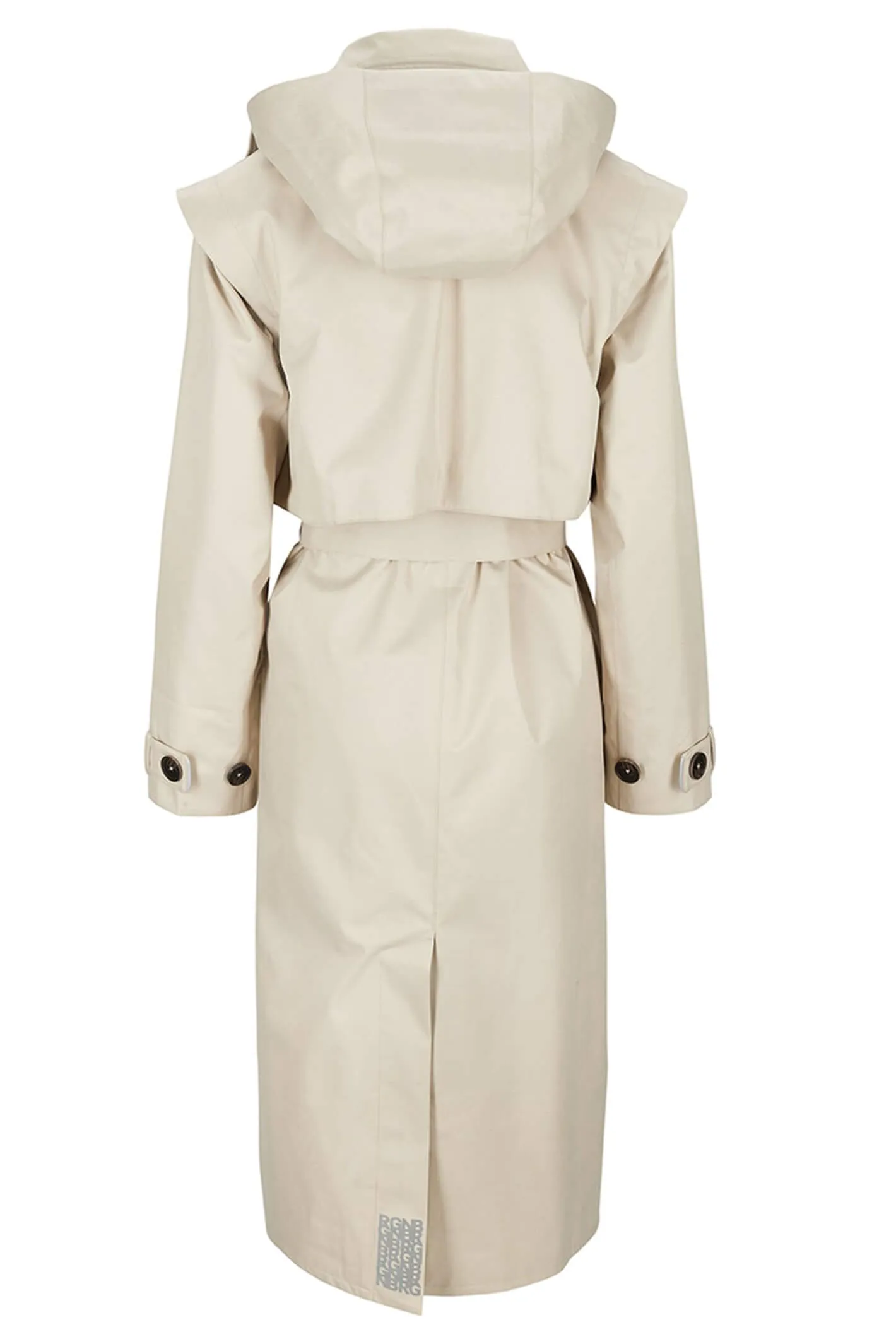 BRGN 15054T2 135 Sand Regndrape Waterproof Trench Coat