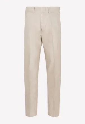 Chino Straight-Leg Pants