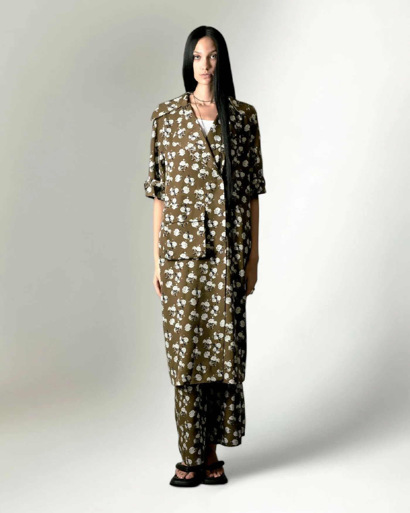 COCOA BLOSSOM TRENCH COAT