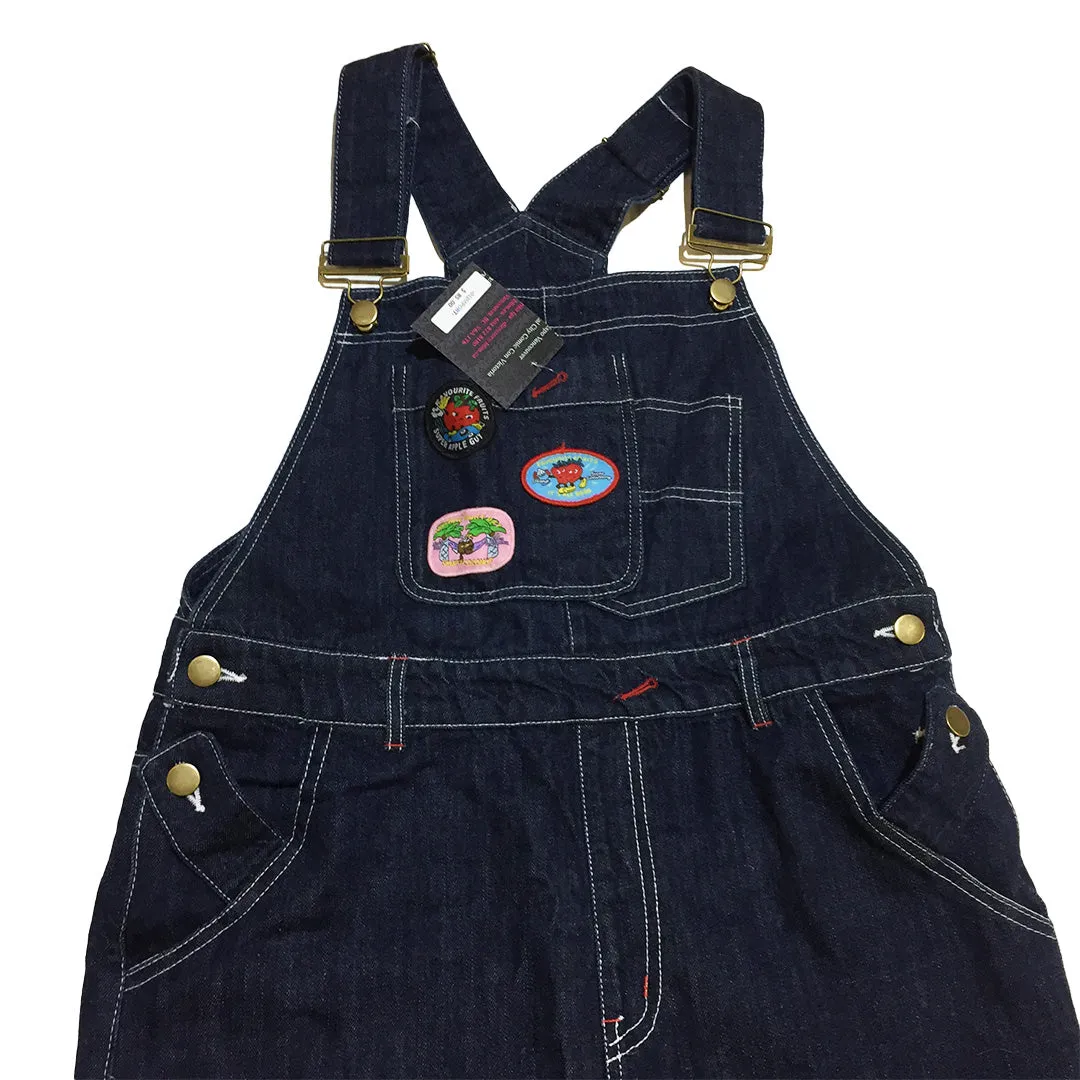 Denim Overall Shorts