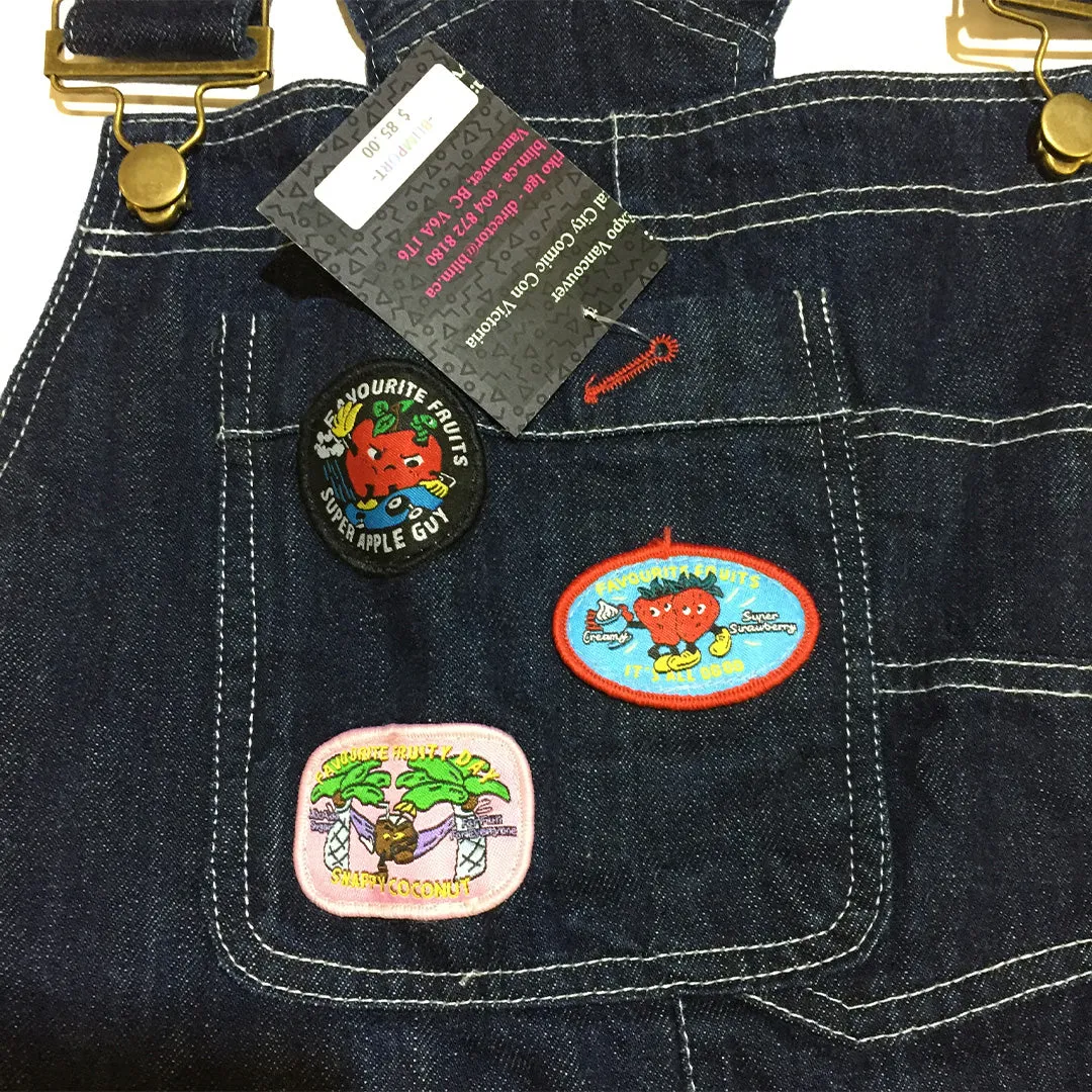 Denim Overall Shorts