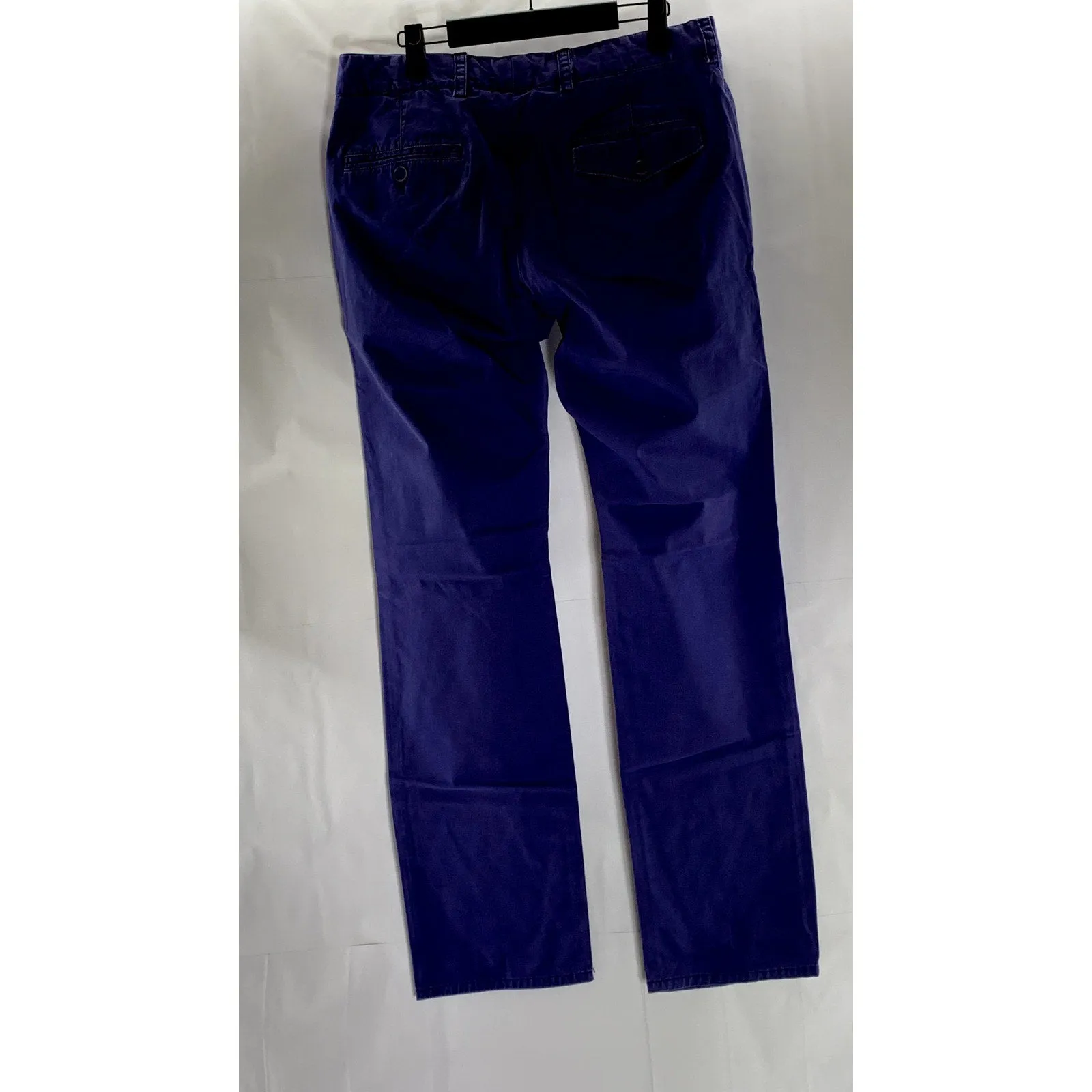 FRENCH CONNECTION Men's Purple Casual Stretch Straight-Leg Chino Pant SZ 32