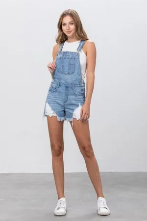 INSANE GENE Overall Shorts