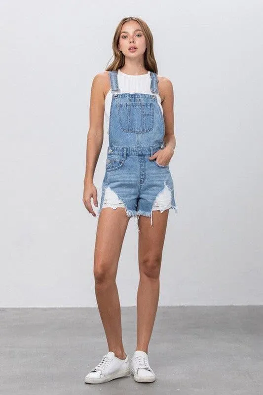 INSANE GENE Overall Shorts