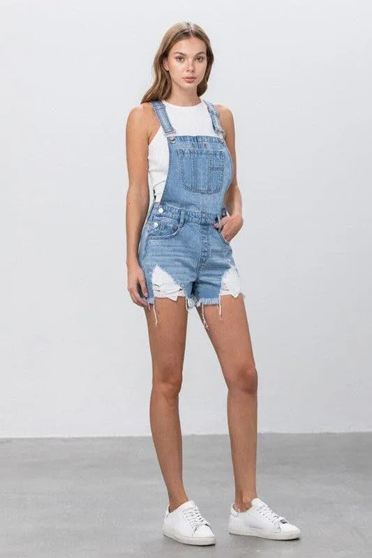INSANE GENE Overall Shorts