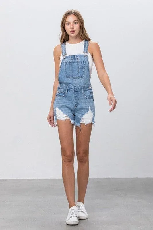 INSANE GENE Overall Shorts