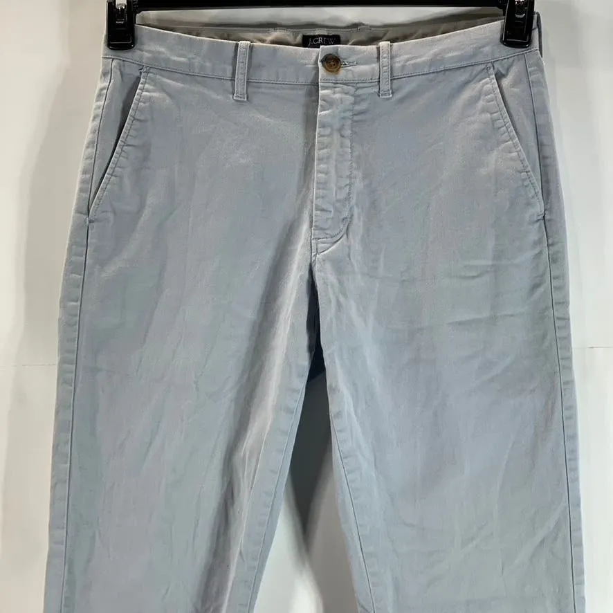 J. CREW Men's Light Blue Flex Sutton Straight-Fit Chino Pants SZ 31X32