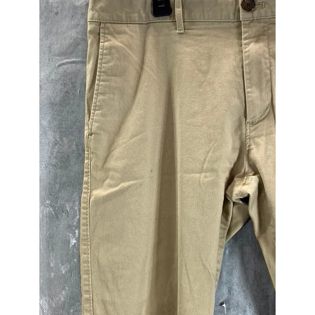 J.CREW Men's British Khaki Flex Slim-Fit Chino Pants SZ 34X32
