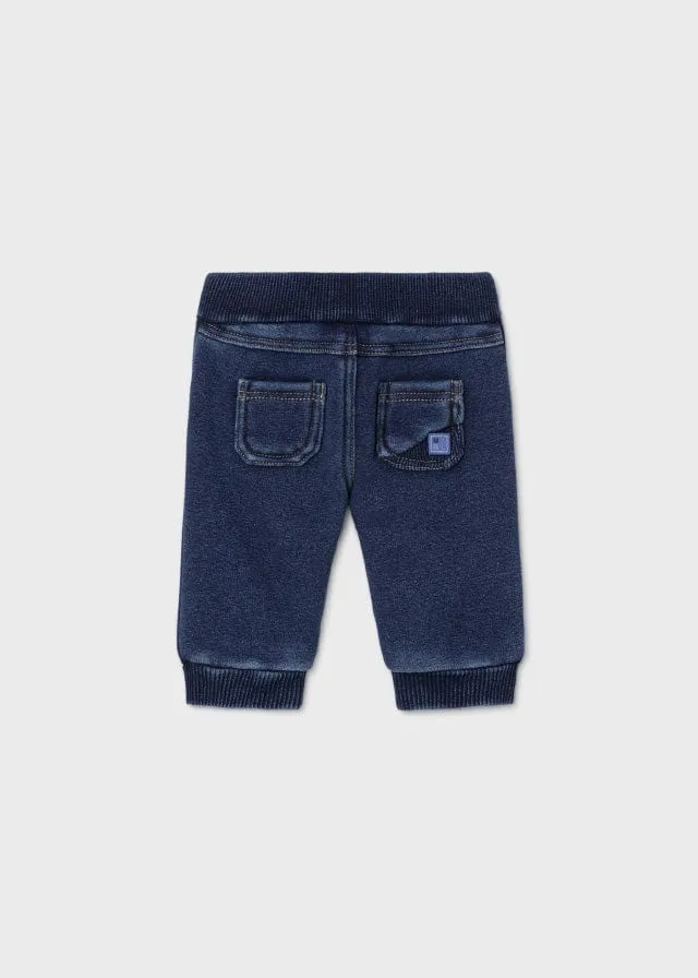 Mayoral Denim Joggers For Baby Boy