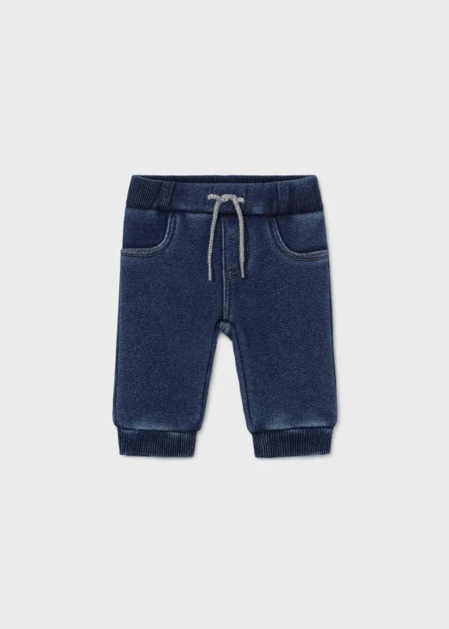 Mayoral Denim Joggers For Baby Boy