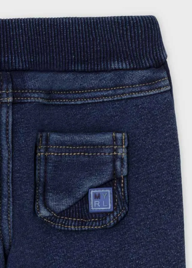 Mayoral Denim Joggers For Baby Boy