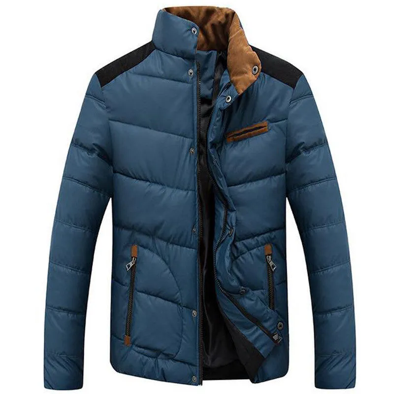 Men's Warm Winter Windproof Down Jacket
