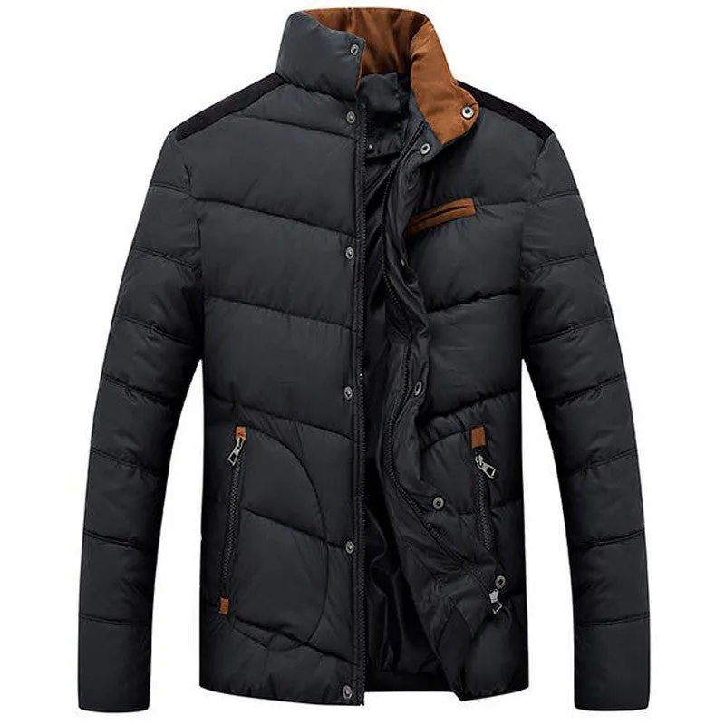 Men's Warm Winter Windproof Down Jacket