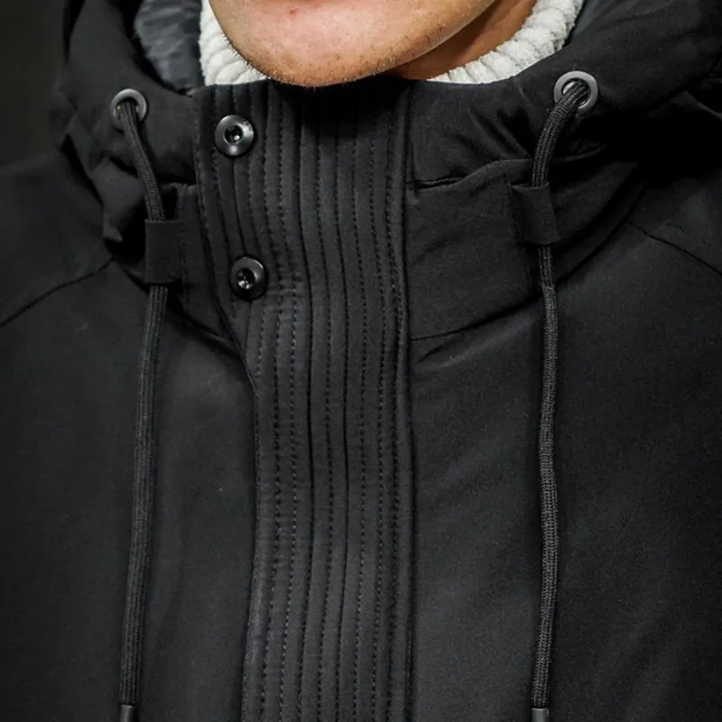 Men's Winter Casual Warm Long Parka | Plus Size
