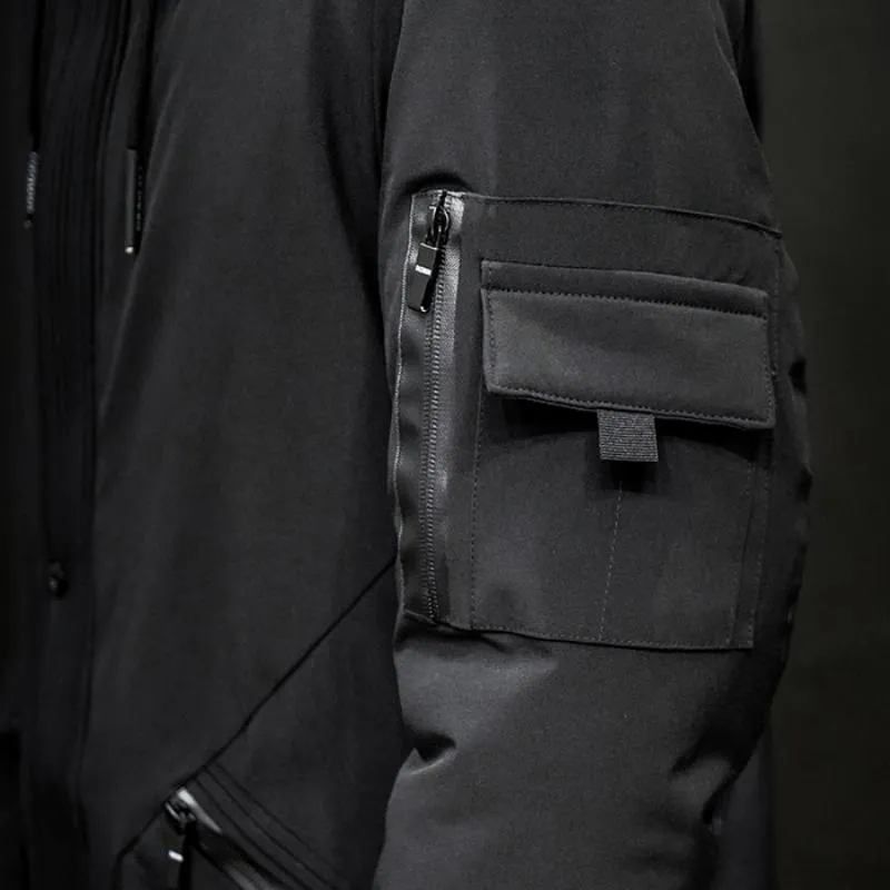 Men's Winter Casual Warm Long Parka | Plus Size