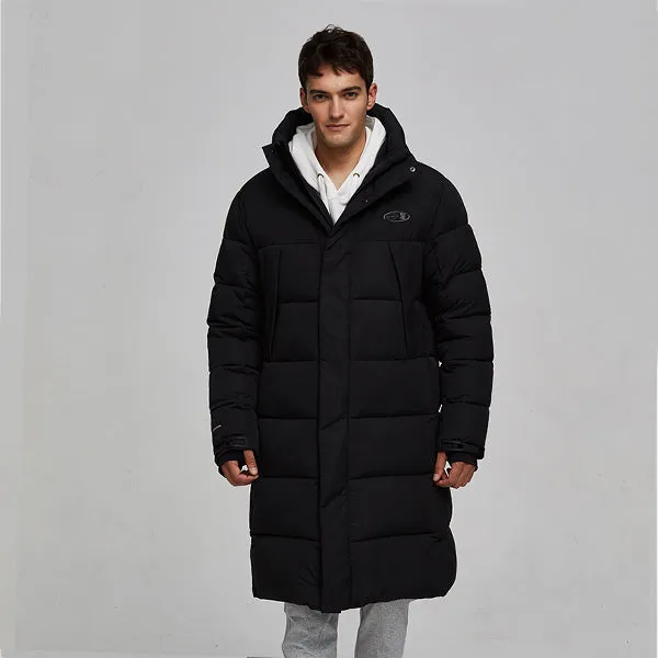 Men's Winter Casual Windproof Warm Hooded Parka