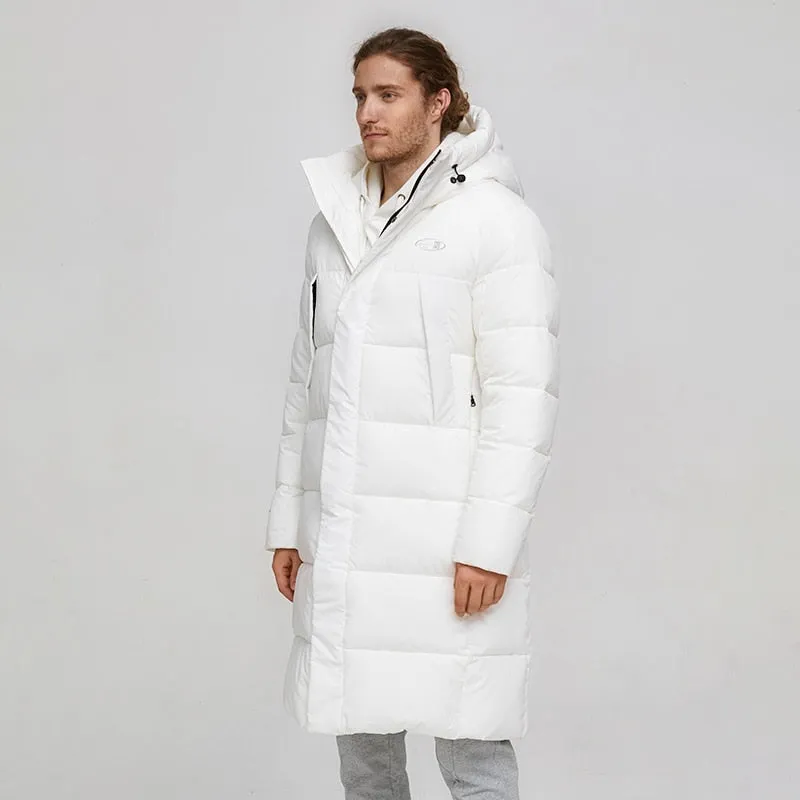 Men's Winter Casual Windproof Warm Hooded Parka