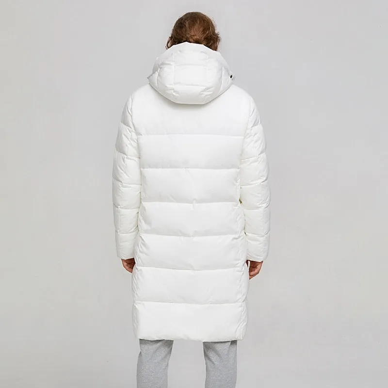 Men's Winter Casual Windproof Warm Hooded Parka