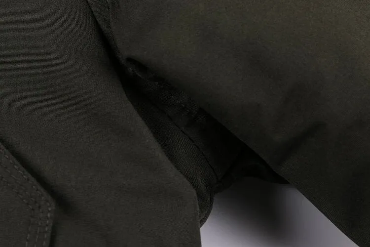 Men's Winter Cotton Padded Thermal Down Hooded Bomber | Men's Warm Parka