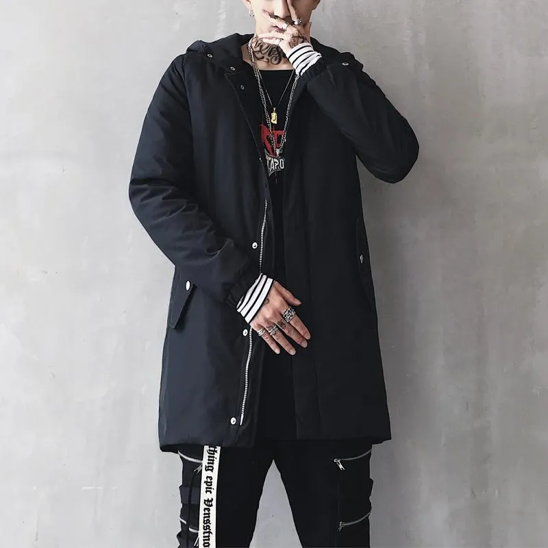 Men's Winter Long Warm Parka | Plus Size