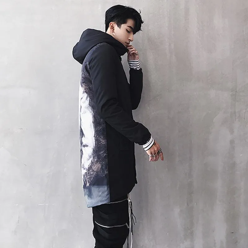 Men's Winter Long Warm Parka | Plus Size