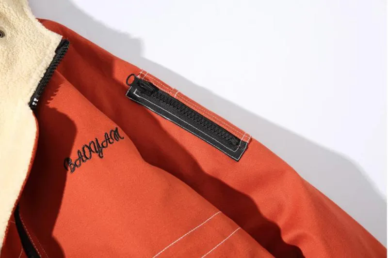 Men's Winter Solid Colored Parka | Plus Size