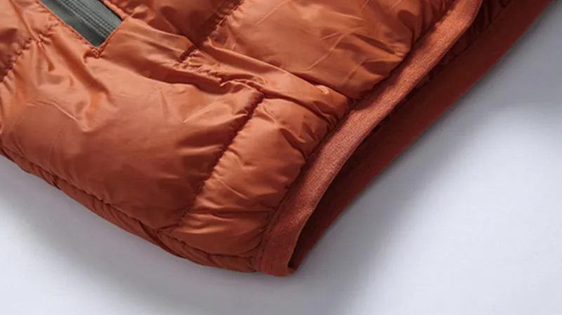 Men's Winter Solid Colored Parka