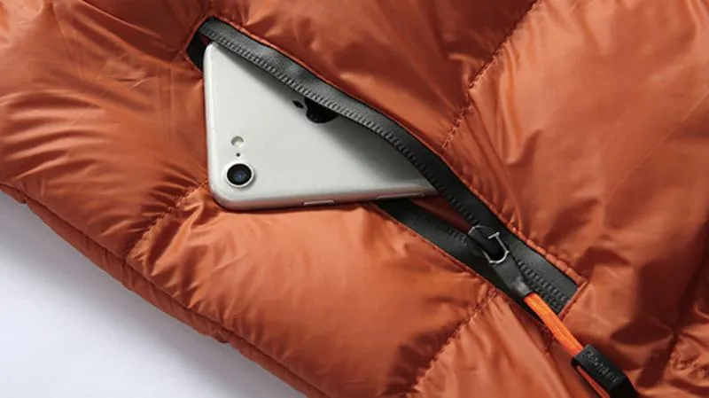 Men's Winter Solid Colored Parka