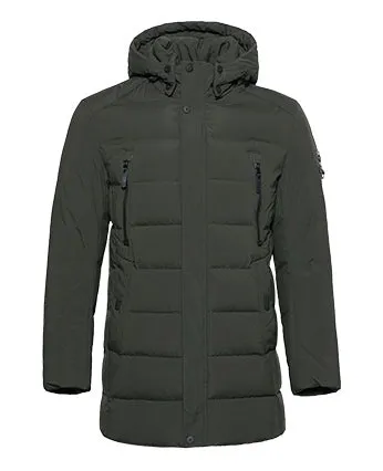 Men's Winter Warm Bio-Down Coat With Detachable Hat