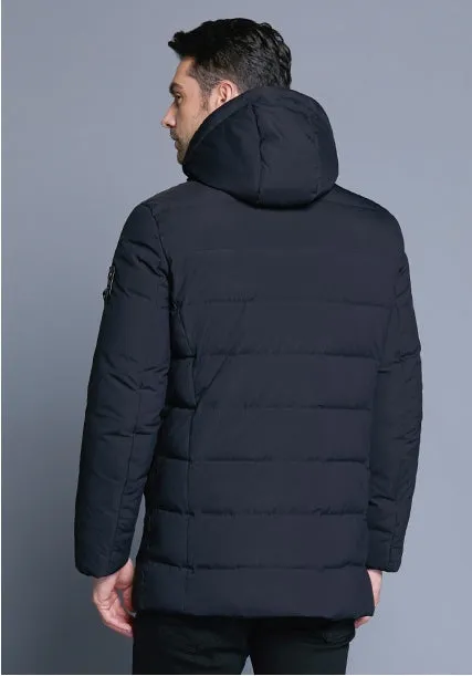 Men's Winter Warm Bio-Down Coat With Detachable Hat