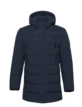 Men's Winter Warm Bio-Down Coat With Detachable Hat