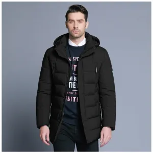 Men's Winter Warm Bio-Down Coat With Detachable Hat