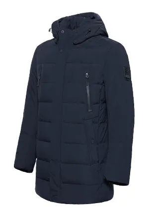 Men's Winter Warm Bio-Down Coat With Detachable Hat