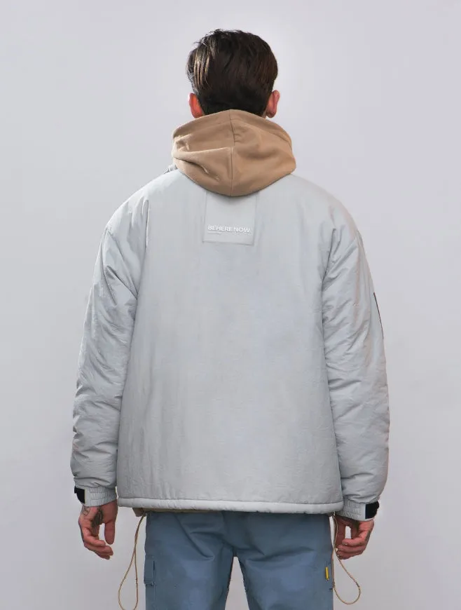 Men's Winter Warm Cotton-Padded Windproof Thick Parka