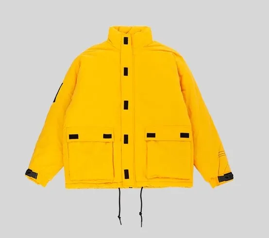 Men's Winter Warm Cotton-Padded Windproof Thick Parka