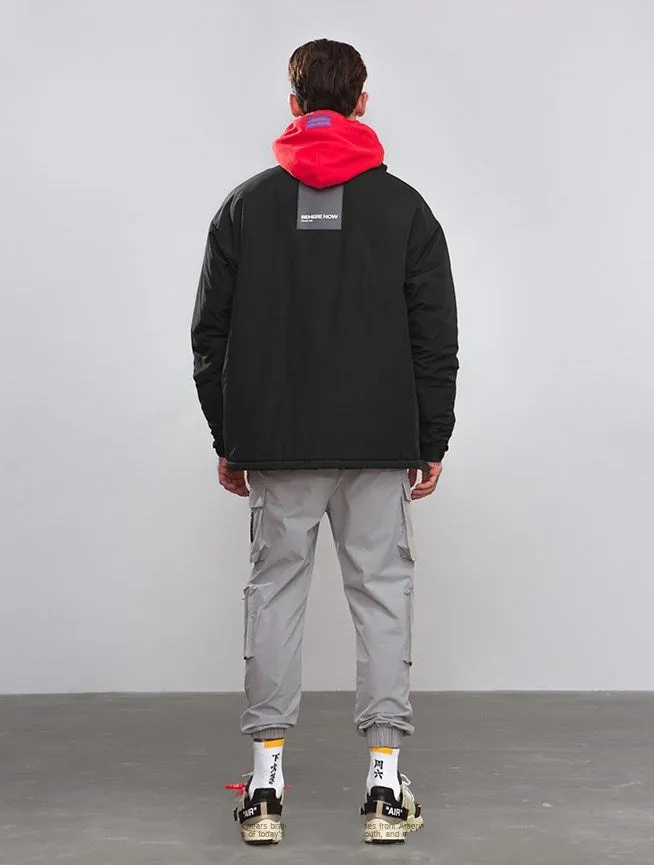 Men's Winter Warm Cotton-Padded Windproof Thick Parka
