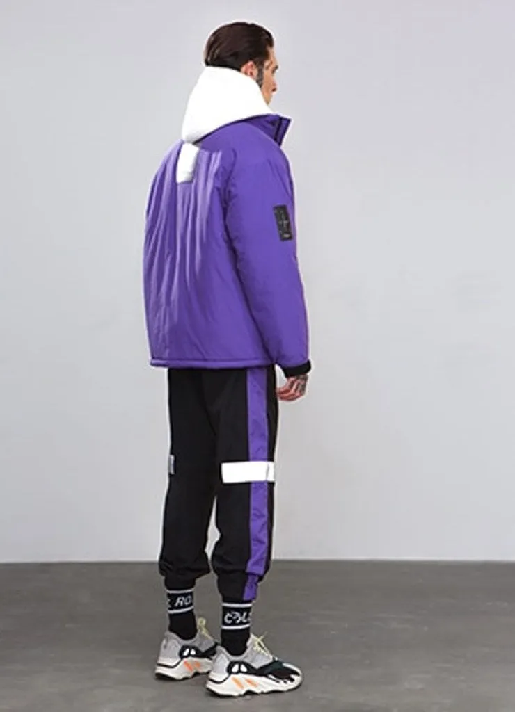 Men's Winter Warm Cotton-Padded Windproof Thick Parka