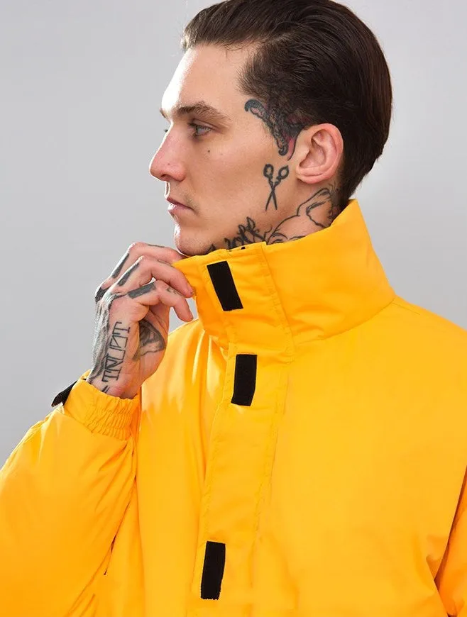 Men's Winter Warm Cotton-Padded Windproof Thick Parka