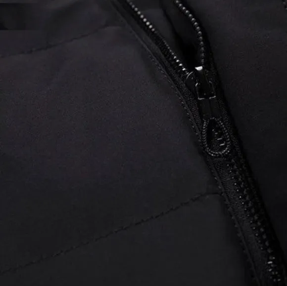 Men's Winter Warm Waterproof Hooded Long Parka