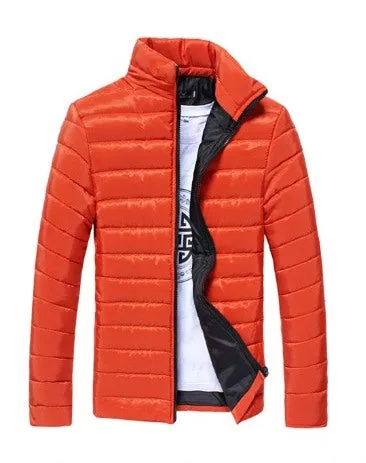Men's Winter Warm Windproof Thermal Down Cotton Parka