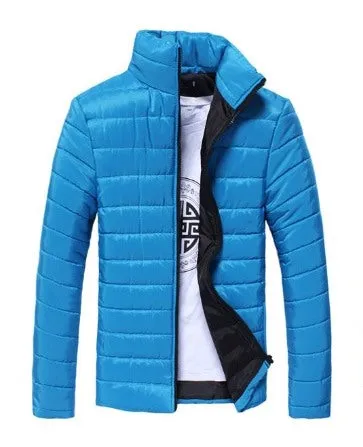 Men's Winter Warm Windproof Thermal Down Cotton Parka