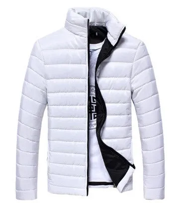 Men's Winter Warm Windproof Thermal Down Cotton Parka