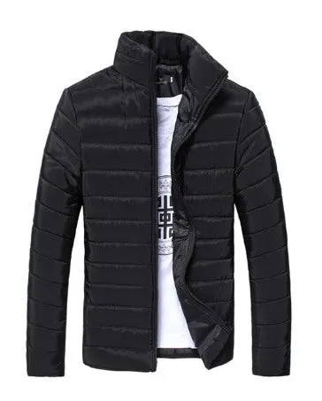 Men's Winter Warm Windproof Thermal Down Cotton Parka