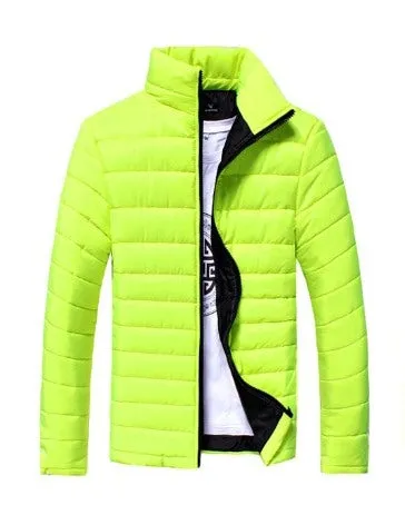 Men's Winter Warm Windproof Thermal Down Cotton Parka