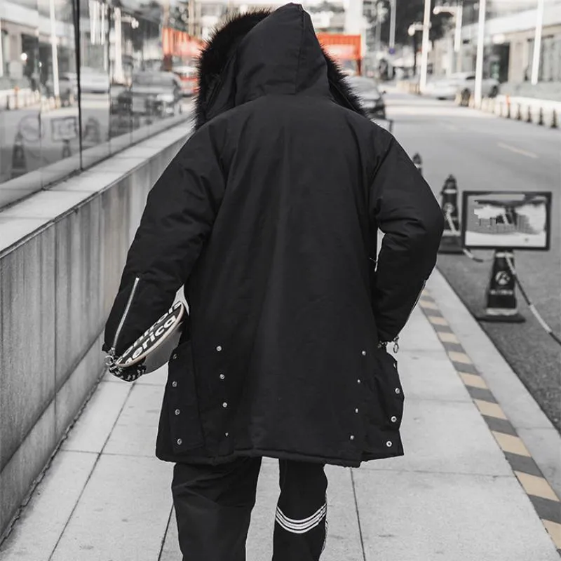 Men's Winter Windproof Long Parka