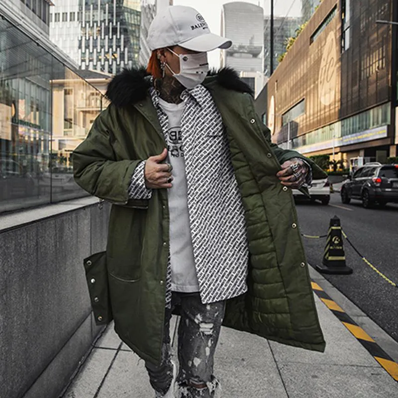 Men's Winter Windproof Long Parka