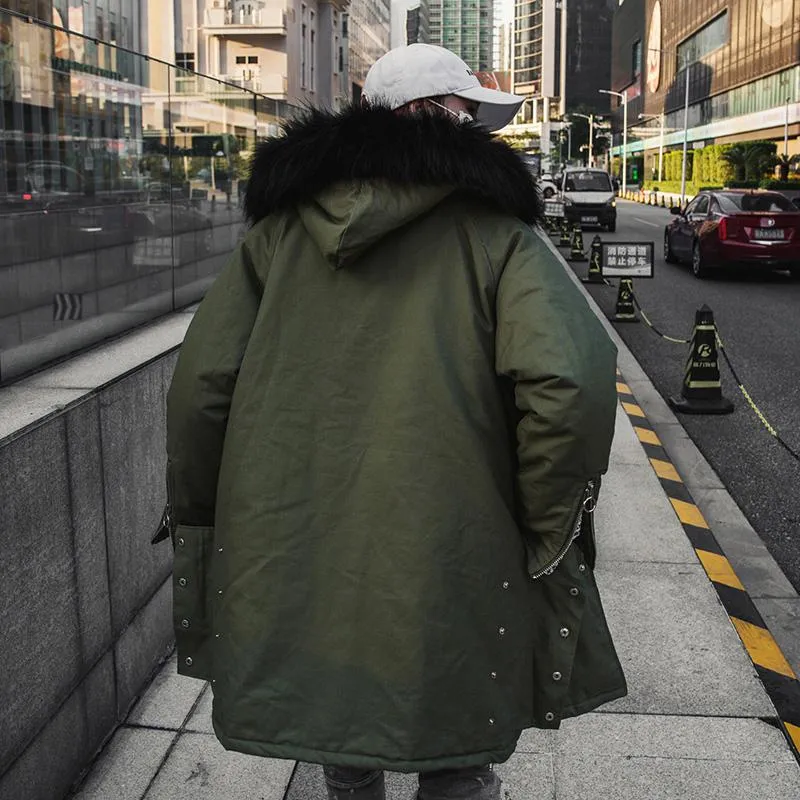 Men's Winter Windproof Long Parka