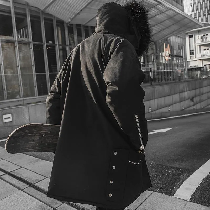 Men's Winter Windproof Long Parka